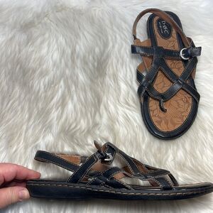 Born Concept BOC Brown Strappy Boho Sandals Sz 42/US 10